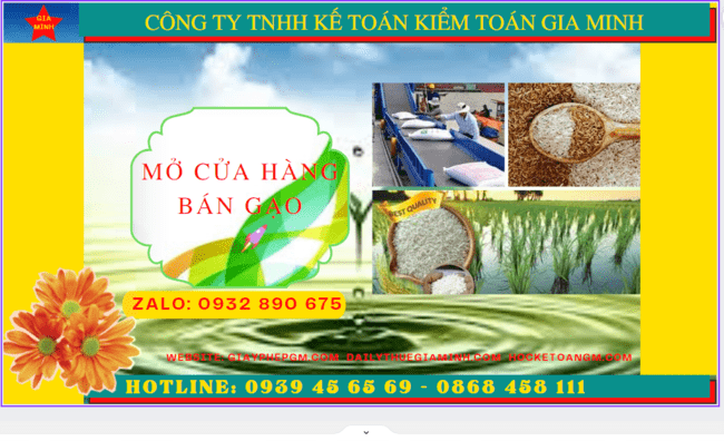 MỞ CỬA HÀNG BÁN GẠO 6 giayphepgm.com kinh nghiem mo cua hang kinh doanh ant