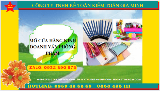 Kinh nghiệm mở cửa hàng kinh doanh văn phòng phẩm tại TPHCM