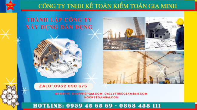 Kinh nghiệm thành lập công ty xây dựng dân dụng tại An Giang