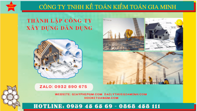 Kinh nghiệm thành lập công ty xây dựng dân dụng tại Hà Nội