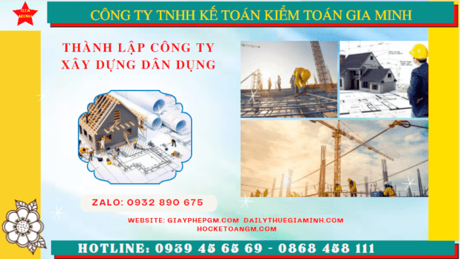 Kinh nghiệm thành lập công ty xây dựng dân dụng tại Kiên Giang
