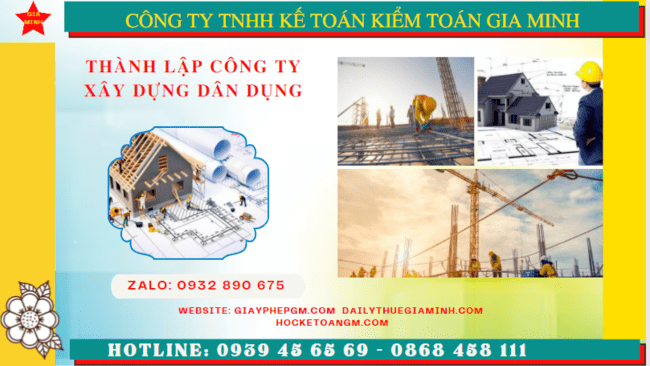 Kinh nghiệm thành lập công ty xây dựng dân dụng tại Sóc Trăng