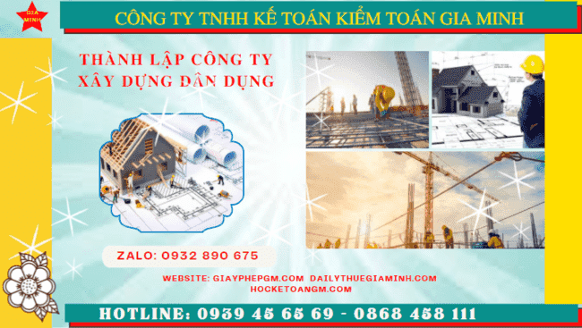 Kinh nghiệm thành lập công ty xây dựng dân dụng tại Thành Phố Hà Nội