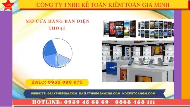 Mở cửa hàng bán điện thoại có phải đăng ký kinh doanh