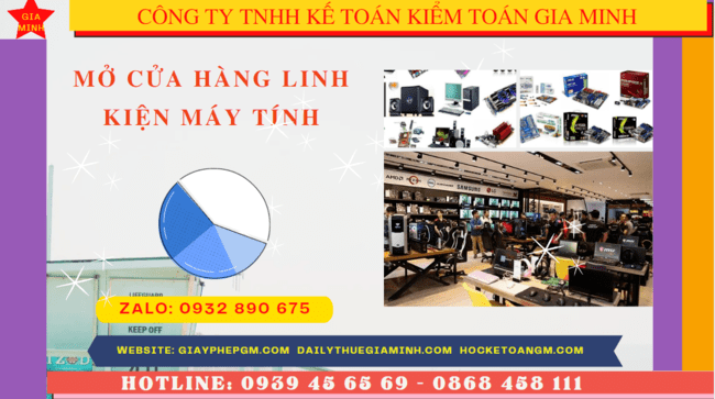 Mở cửa hàng linh kiện máy tính 6 Mở cửa hàng bán linh kiện máy tính cần những gì?