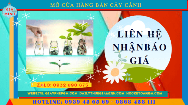 Mở cửa hàng bán cây cảnh tại Thái Nguyên 5 Mở cửa hàng kinh doanh cây cảnh tại Thái Nguyên hết bao nhiêu tiền