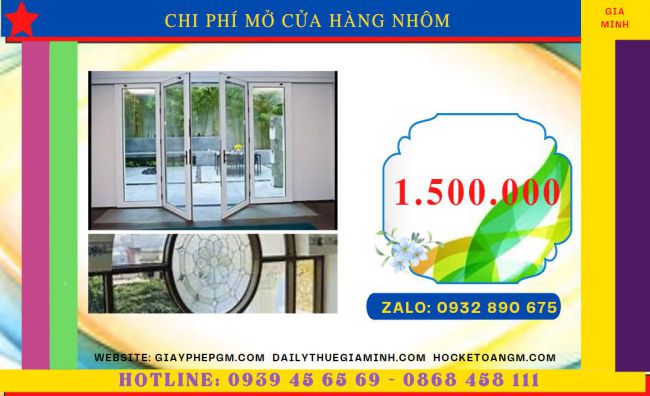 Mở cửa hàng bán nhôm kinh - nghiệm thành công 5 Mở cửa hàng kinh doanh nhôm hết bao nhiêu tiền