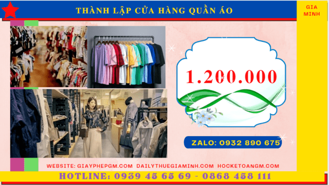 THỦ TỤC MỞ CỬA HÀNG QUẦN ÁO 5 giayphepgm.com mo cua hang quan ao ton bao nhieu tien