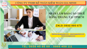 NHẬN LÀM BÁO CÁO THUẾ HÀNG THÁNG TẠI ĐIỆN BIÊN 10 Nhận làm báo cáo thuế hàng tháng giá rẻ tại Điện Biên