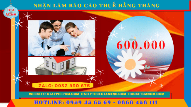 NHẬN LÀM BÁO CÁO THUẾ HÀNG THÁNG TẠI ĐỒNG NAI 6 Giá dịch vụ báo cáo thuế hàng tháng giá rẻ tại Đồng Nai