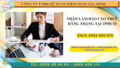 Nhận làm báo cáo thuế hàng tháng giá rẻ tại Hòa Bình