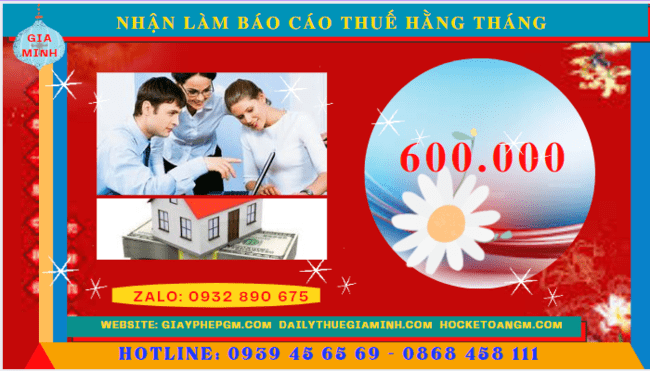 NHẬN LÀM BÁO CÁO THUẾ HÀNG THÁNG TẠI KON TUM 6 Giá dịch vụ báo cáo thuế hàng tháng giá rẻ tại Kon Tum