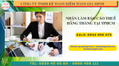 Nhận làm báo cáo thuế hàng tháng tại Thái Nguyên 12 Nhận làm báo cáo thuế hàng tháng giá rẻ tại Thái Nguyên