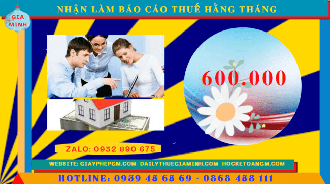 Nhận làm báo cáo thuế hàng tháng giá rẻ tại TP Đà Nẵng