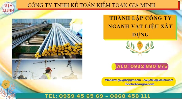 Quy trình thành lập cửa hàng kinh doanh ngành vật liệu xây dựng tại An Giang