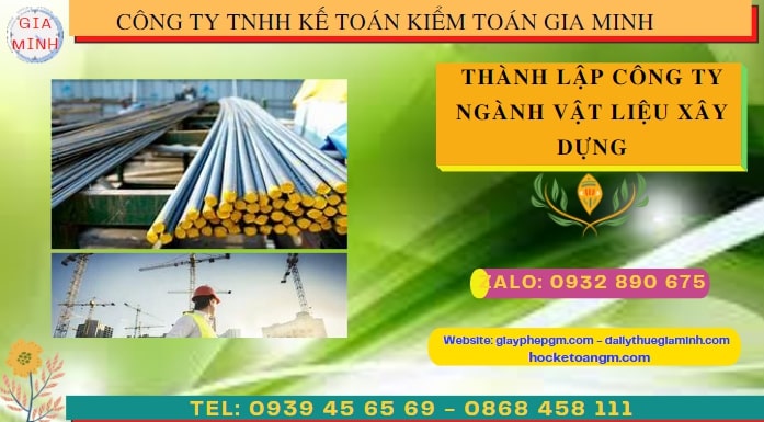 Quy trình thành lập cửa hàng kinh doanh ngành vật liệu xây dựng tại Bà Rịa Vũng Tàu