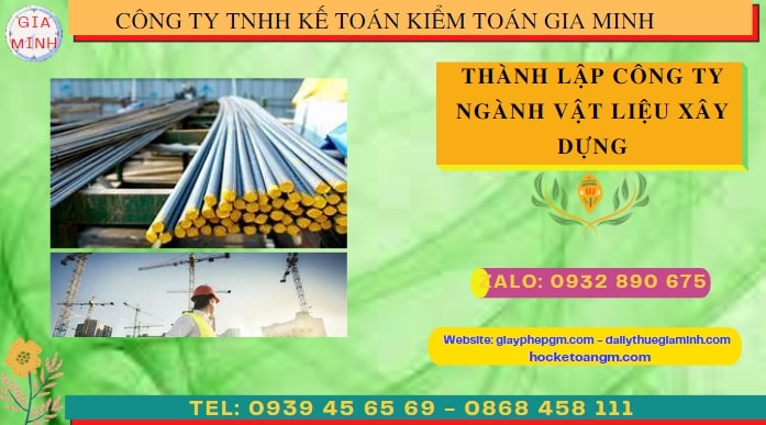 THÀNH LẬP CÔNG TY NGÀNH VẬT LIỆU XÂY DỰNG TẠI BẮC KẠN 6 Quy trình thành lập cửa hàng kinh doanh ngành vật liệu xây dựng tại Bắc Kạn
