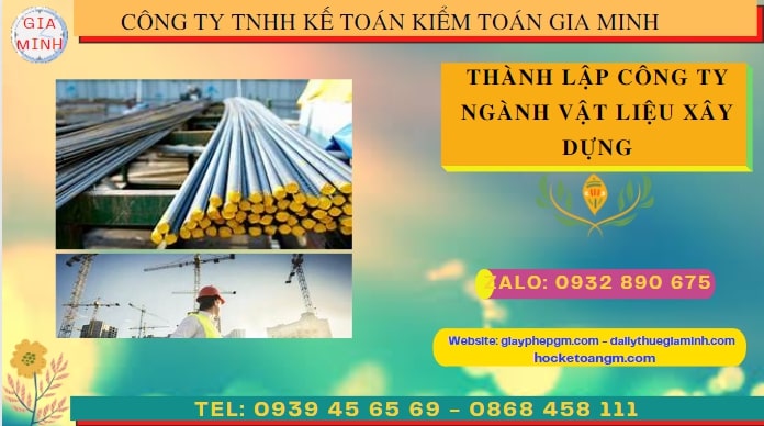 Quy trình thành lập cửa hàng kinh doanh ngành vật liệu xây dựng tại Bình Thuận