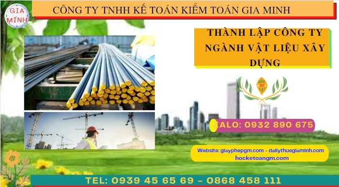 Quy trình thành lập cửa hàng kinh doanh ngành vật liệu xây dựng tại Cần Thơ