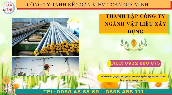Quy trình thành lập cửa hàng kinh doanh ngành vật liệu xây dựng tại Đà Nẵng