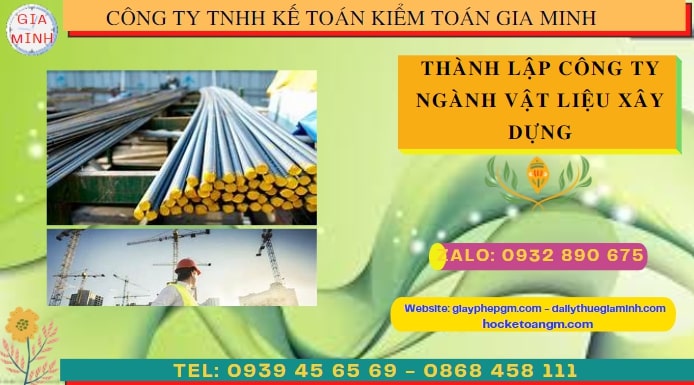 Quy trình thành lập cửa hàng kinh doanh ngành vật liệu xây dựng tại Huế