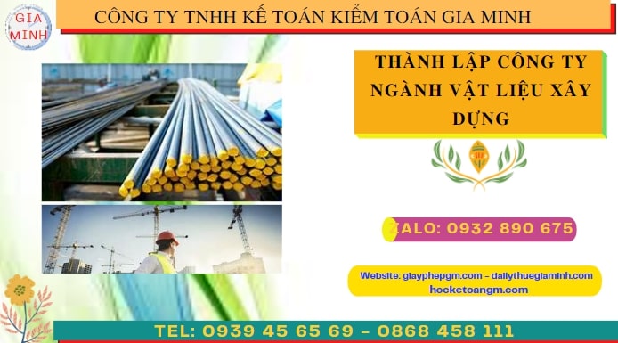 Quy trình thành lập cửa hàng kinh doanh ngành vật liệu xây dựng tại Kiên Giang
