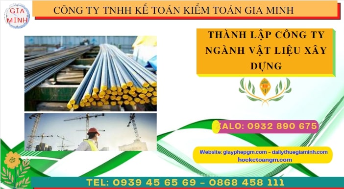 Quy trình thành lập cửa hàng kinh doanh ngành vật liệu xây dựng tại Phú Yên