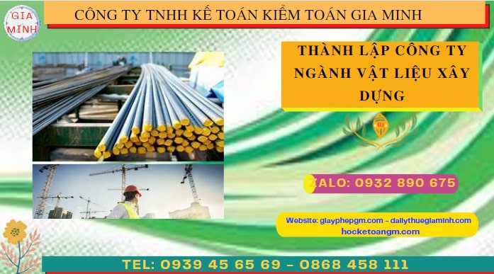 Quy trình thành lập cửa hàng kinh doanh ngành vật liệu xây dựng tại Quảng Bình