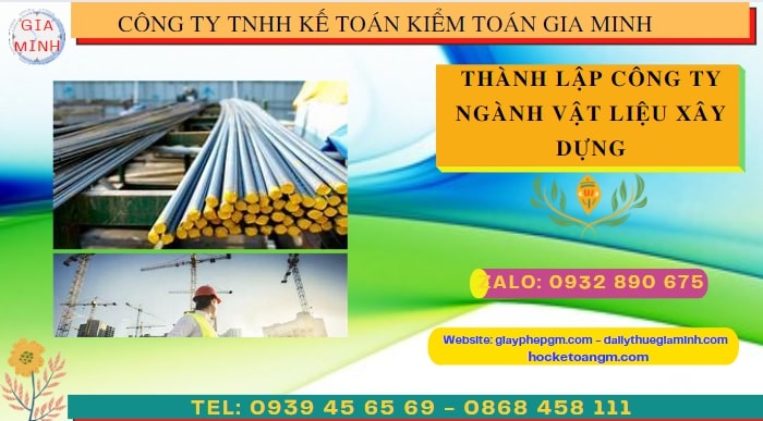 Quy trình thành lập cửa hàng kinh doanh ngành vật liệu xây dựng tại Quảng Nam