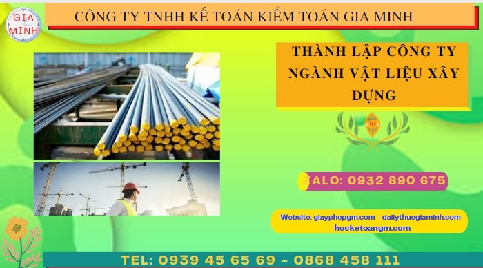 Quy trình thành lập cửa hàng kinh doanh ngành vật liệu xây dựng tại Quảng Ninh