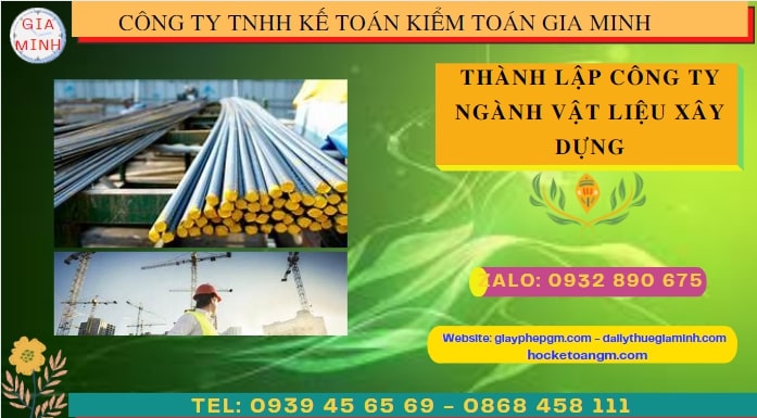 Quy trình thành lập cửa hàng kinh doanh ngành vật liệu xây dựng tại Quảng Trị