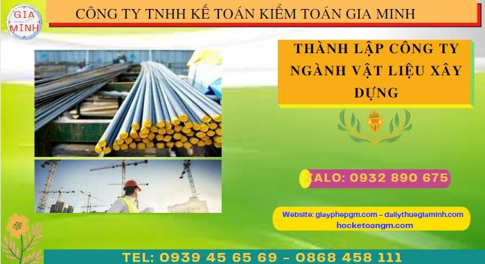 Quy trình thành lập cửa hàng kinh doanh ngành vật liệu xây dựng tại Sóc Trăng