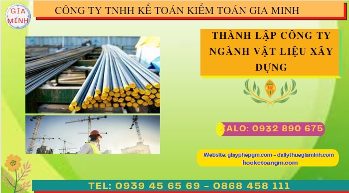 THÀNH LẬP CÔNG TY NGÀNH VẬT LIỆU XÂY DỰNG TẠI THÁI BÌNH 6 Quy trình thành lập cửa hàng kinh doanh ngành vật liệu xây dựng tại Thái Bình