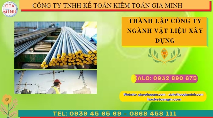 Quy trình thành lập cửa hàng kinh doanh ngành vật liệu xây dựng tại Thừa Thiên Huế