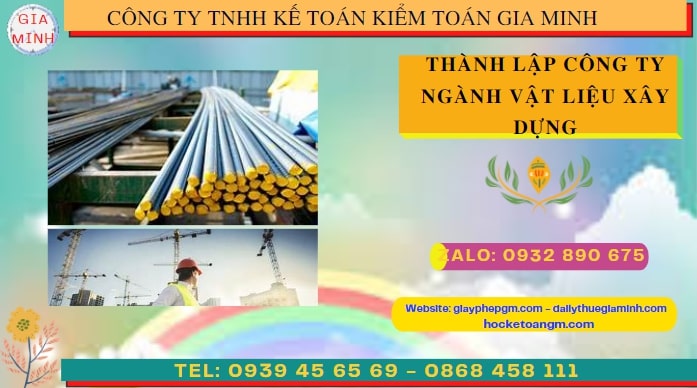 Quy trình thành lập cửa hàng kinh doanh ngành vật liệu xây dựng tại TP Cần Thơ
