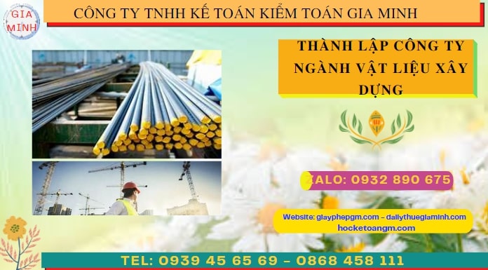 Quy trình thành lập cửa hàng kinh doanh ngành vật liệu xây dựng tại TP Đà Nẵng