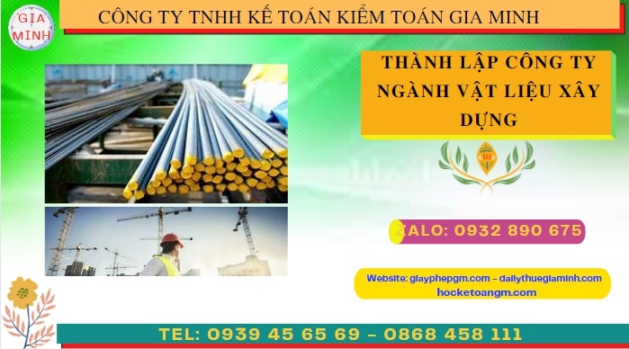 THÀNH LẬP CÔNG TY NGÀNH VẬT LIỆU XÂY DỰNG TẠI TP HƯNG YÊN 6 Quy trình thành lập cửa hàng kinh doanh ngành vật liệu xây dựng tại TP Hưng Yên
