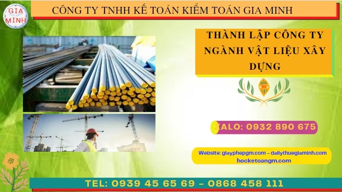 THÀNH LẬP CÔNG TY NGÀNH VẬT LIỆU XÂY DỰNG TẠI TRÀ VINH 6 Quy trình thành lập cửa hàng kinh doanh ngành vật liệu xây dựng tại Trà Vinh