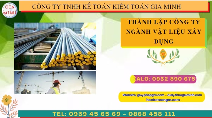 Quy trình thành lập cửa hàng kinh doanh ngành vật liệu xây dựng tại Vũng Tàu