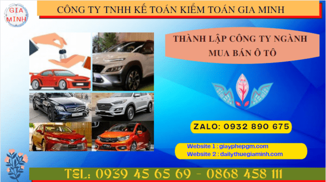 Thành lập công ty ngành mua bán ô tô tại thành phố hưng yên 6 Thành lập công ty ngành mua bán ô tô tại Thành Phố Hưng Yên