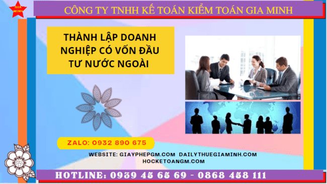 Thành lập doanh nghiệp có vốn đầu tư nước ngoài tại Hà Nội 14 Thành lập chi nhánh có vốn đầu tư nước ngoài tại Hà Nội