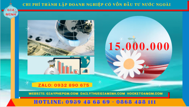Thành lập doanh nghiệp có vốn đầu tư nước ngoài tại Đà Nẵng 5 Thành lập công ty có vốn đầu tư nước ngoài hết bao nhiêu tiền tại Đà Nẵng