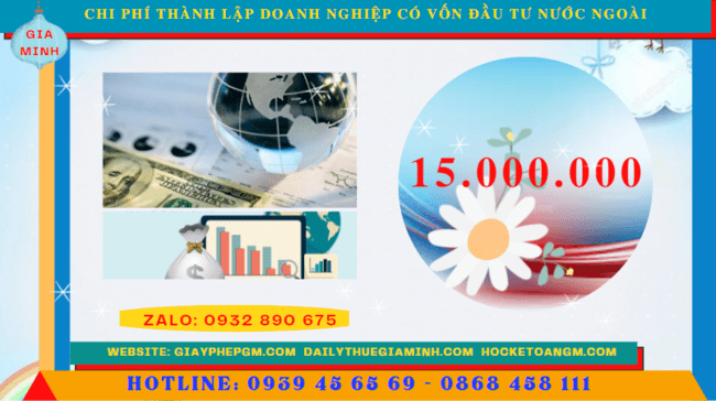 THÀNH LẬP DOANH NGHIỆP CÓ VỐN ĐẦU TƯ NƯỚC NGOÀI TẠI HUẾ 5 Thành lập công ty có vốn đầu tư nước ngoài hết bao nhiêu tiền tại Huế