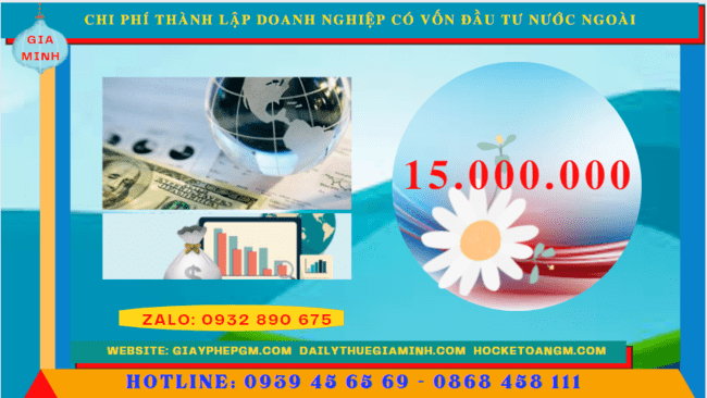 THÀNH LẬP DOANH NGHIỆP CÓ VỐN ĐẦU TƯ NƯỚC NGOÀI TẠI SƠN LA 5 Thành lập công ty có vốn đầu tư nước ngoài hết bao nhiêu tiền tại Sơn La