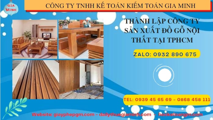 Thành lập công ty đồ gỗ nội thất tại Bà Rịa Vũng Tàu