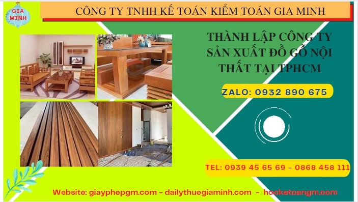 Thành lập công ty đồ gỗ nội thất tại Bắc Giang