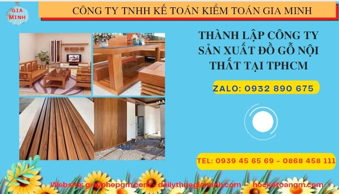 Thành lập công ty đồ gỗ nội thất tại Bình Thuận