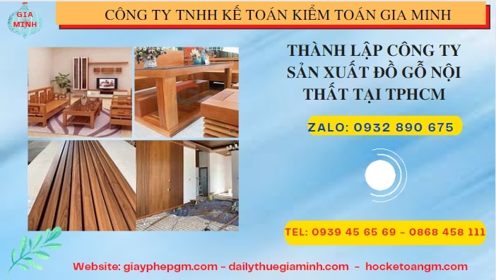 Thành lập công ty đồ gỗ nội thất tại Đà Nẵng