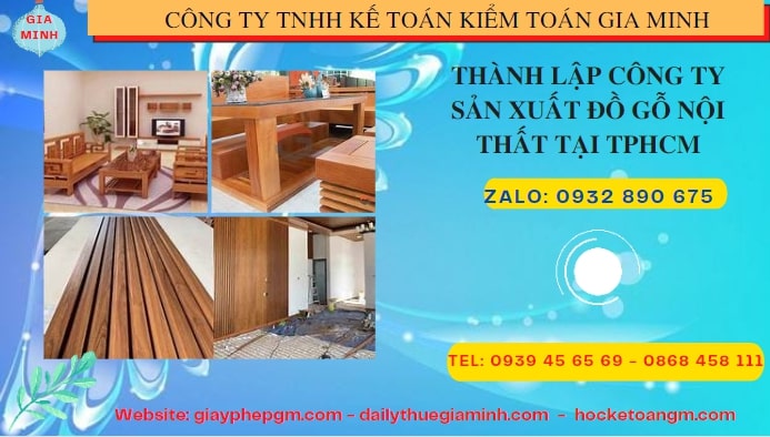 Thành lập công ty đồ gỗ nội thất tại Đắk Lắk