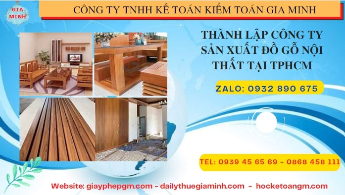 Thành lập công ty đồ gỗ nội thất tại Đắk Nông